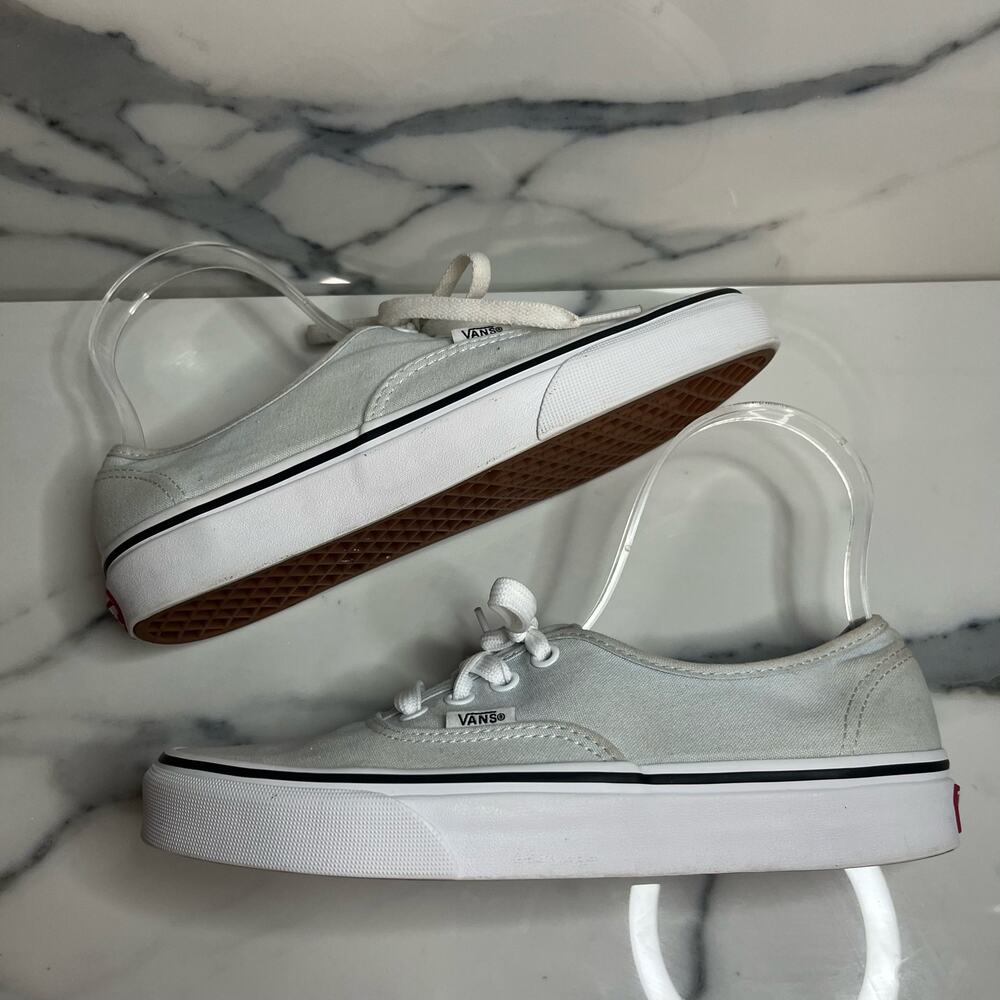 Vans | Classic Blue Canvas Off the Wall Skateboard Shoes Men Sz 6 Wm Sz 7.5 - Picture 7 of 8